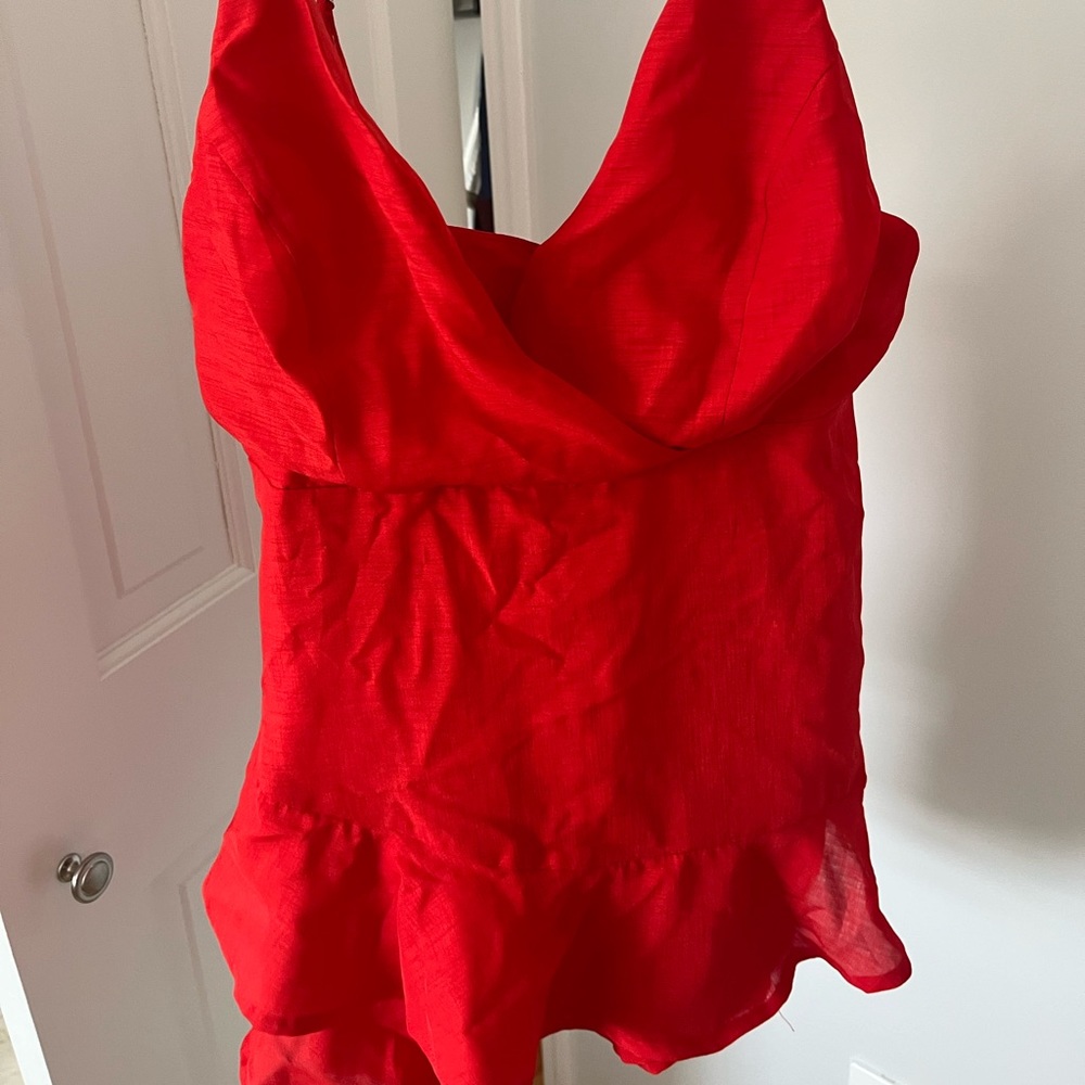 Red romper